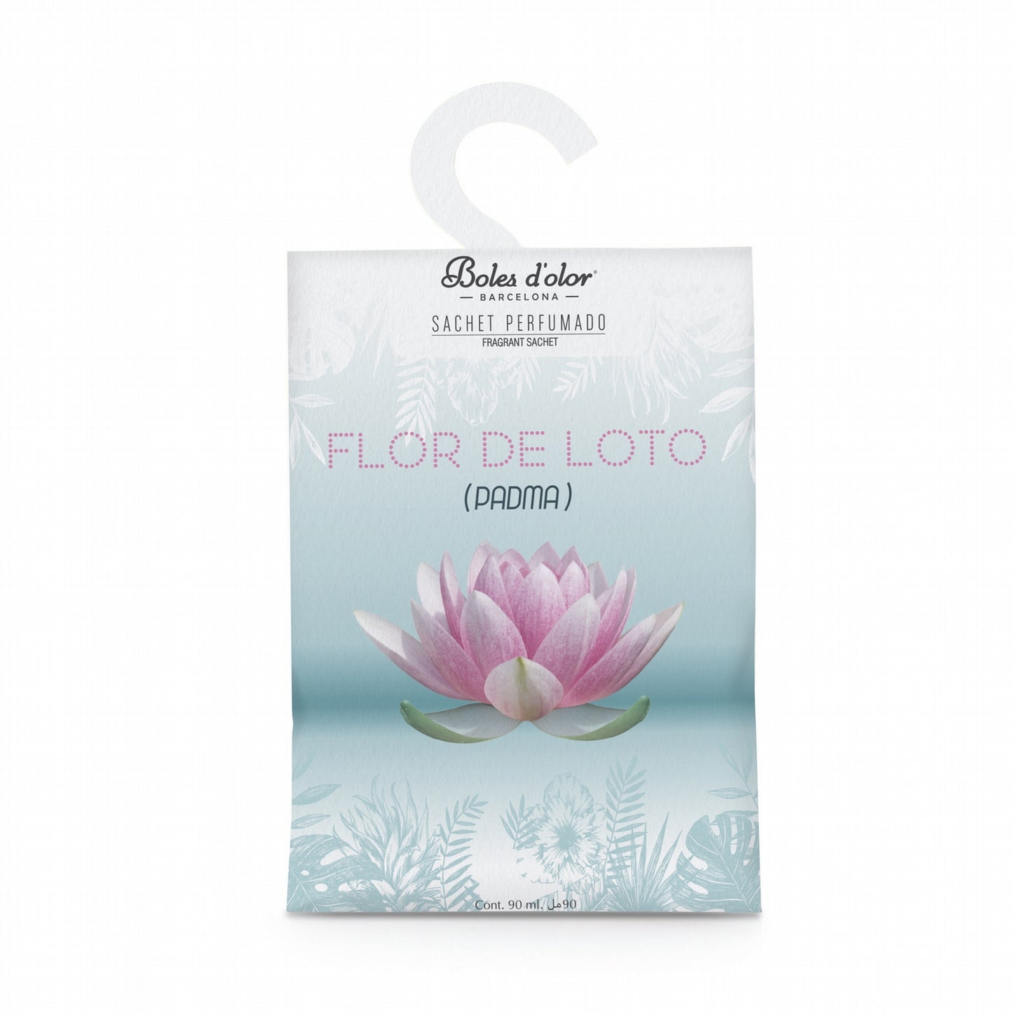Sobre perfumado flor de loto
