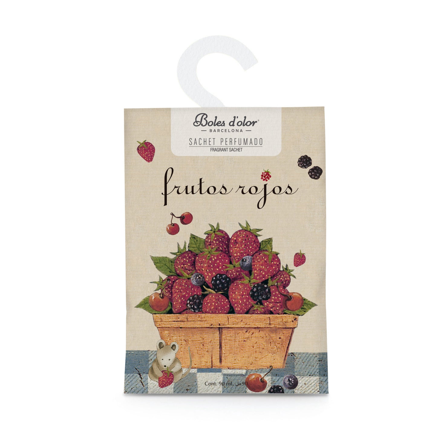 Sobre perfumado frutos rojos