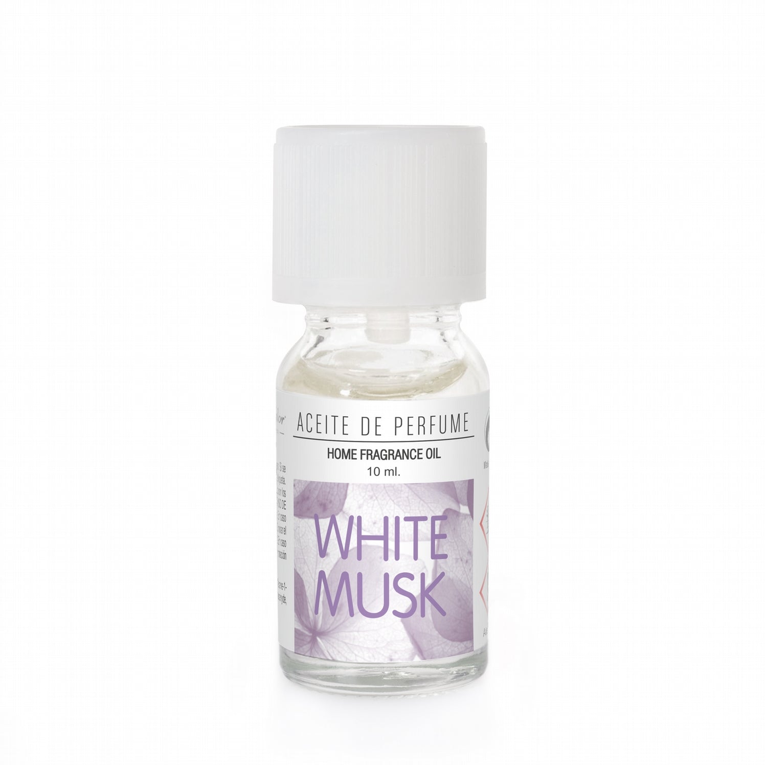 Botella de aceite White Musk, fragancia elegante y sofisticada para el hogar