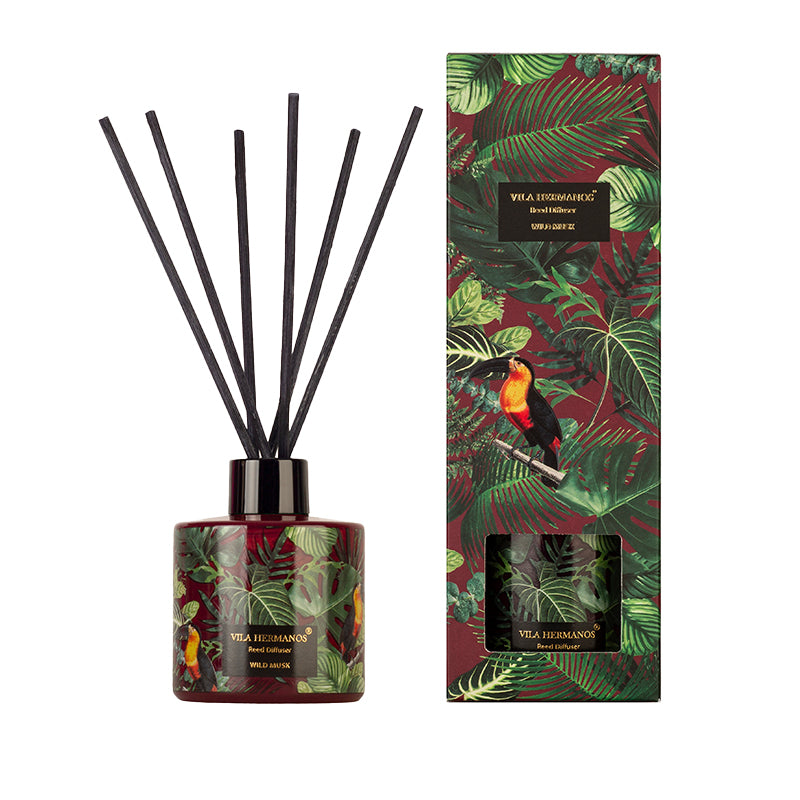 Mikado Wild Musk de Jungletopia, mikado aroma con notas florales y almizcladas inspirado en la selva tropical