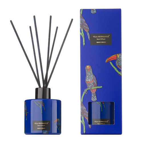 Mikado Rain Forest de Jungletopia, difusor de aromas fresco y especiado con notas de higo, vainilla y petit grain
